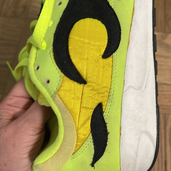 Fila dead stock vintage sneakers woman’s size 8 yello black flames - Picture 8 of 10